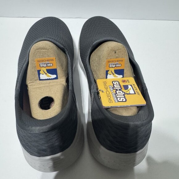 Skechers Womens Go Walk Flex Relish Sneaker Charcoal Size 6.5 Wide - Picture 4 of 6